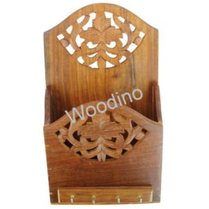 Woodino Wooden Chhilayi Wall Latter Rack
