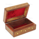 Woodino Tajmahal Carving Wooden Vanity Box