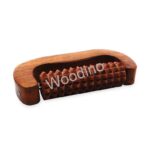 Woodino Single Roller Wooden D Acupressure Massager
