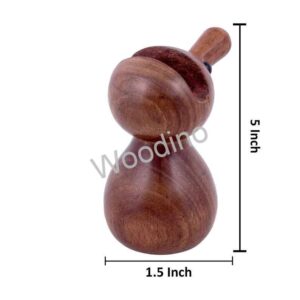 Woodino Wooden Round Base Handmade Goggle Stand Eyewear Holder Sunglass Holder Spectacle Holder Specs Stand