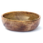 Woodino Mango Wood Plain Bowl (Size-5.5 x 2 inch)