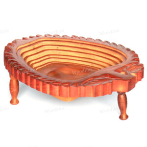 Woodino Apple Folding Spring Dryfruit Sheesham (Size 12 inch) Tray